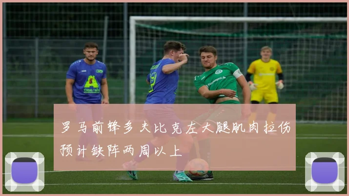 罗马前锋多夫比克左大腿肌肉拉伤预计缺阵两周以上